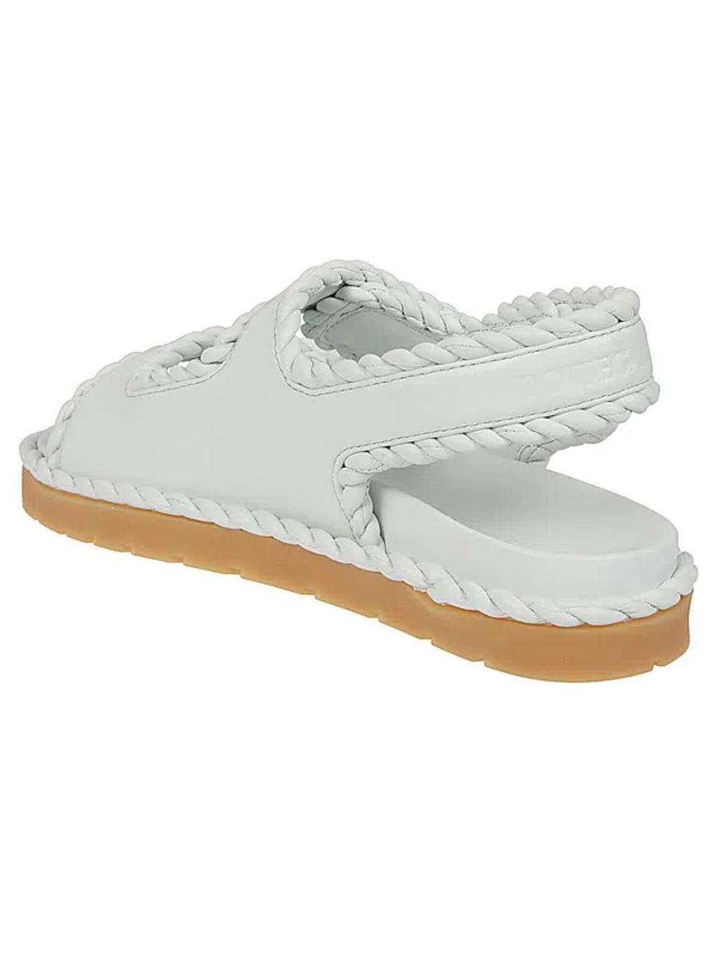 Jack Slingback Sandals In White Product Image