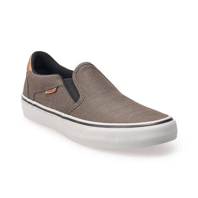 Vans Asher DX Mens Slip-On Shoes Brown Product Image