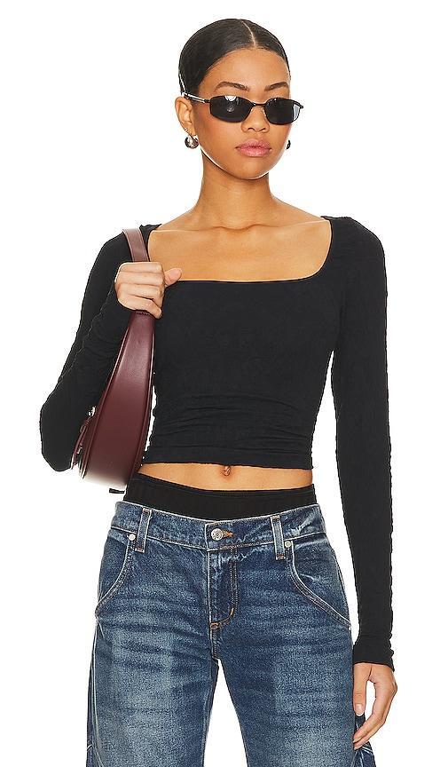 Free People Have It All Square Neck Knit Top Product Image