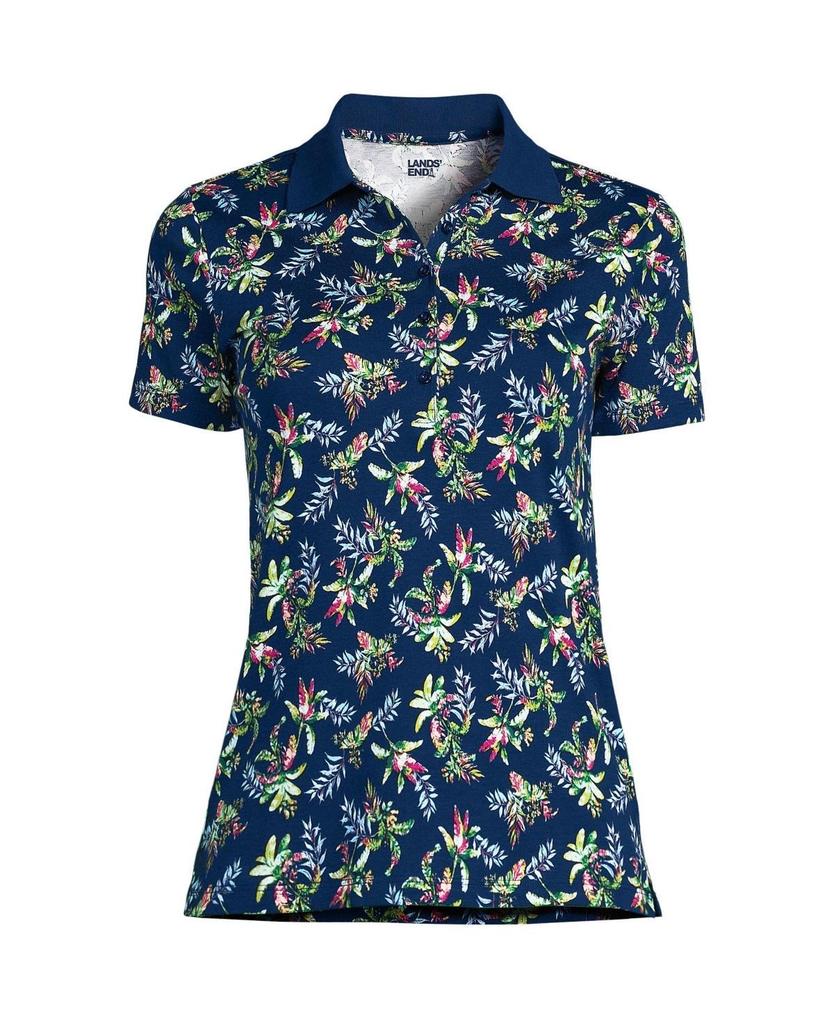 Womens Lands End Supima Cotton Polo Shirt Product Image