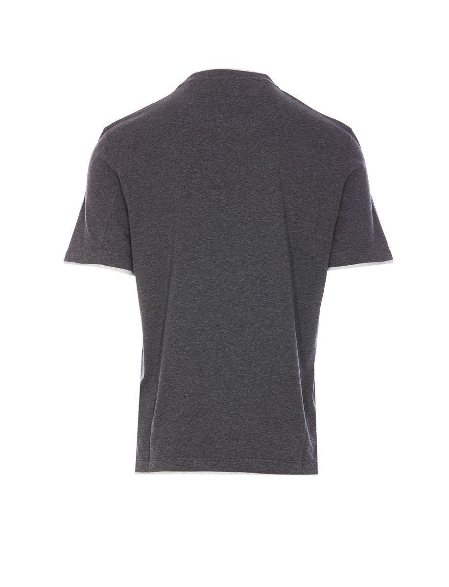 BRUNELLO CUCINELLI T-shirts And Polos In Grey Product Image