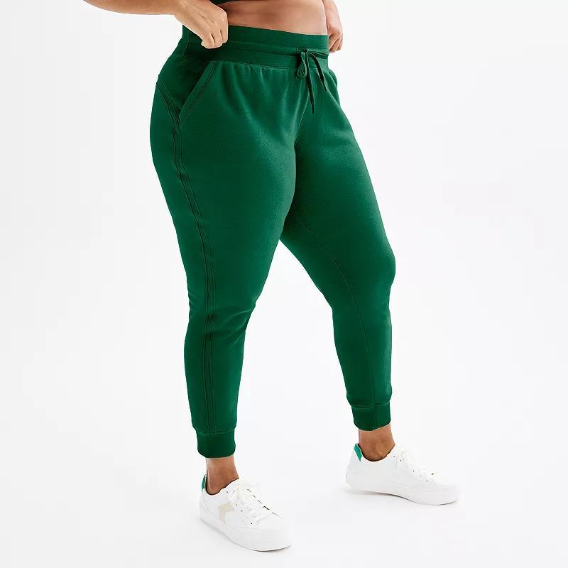 Plus Size Tek Gear Ultrasoft Fleece Jogger Pants, Womens Product Image