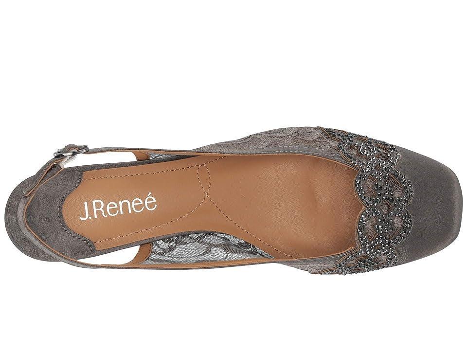 J. Renee Faleece (Dark Grey Satin) Women's Shoes Product Image