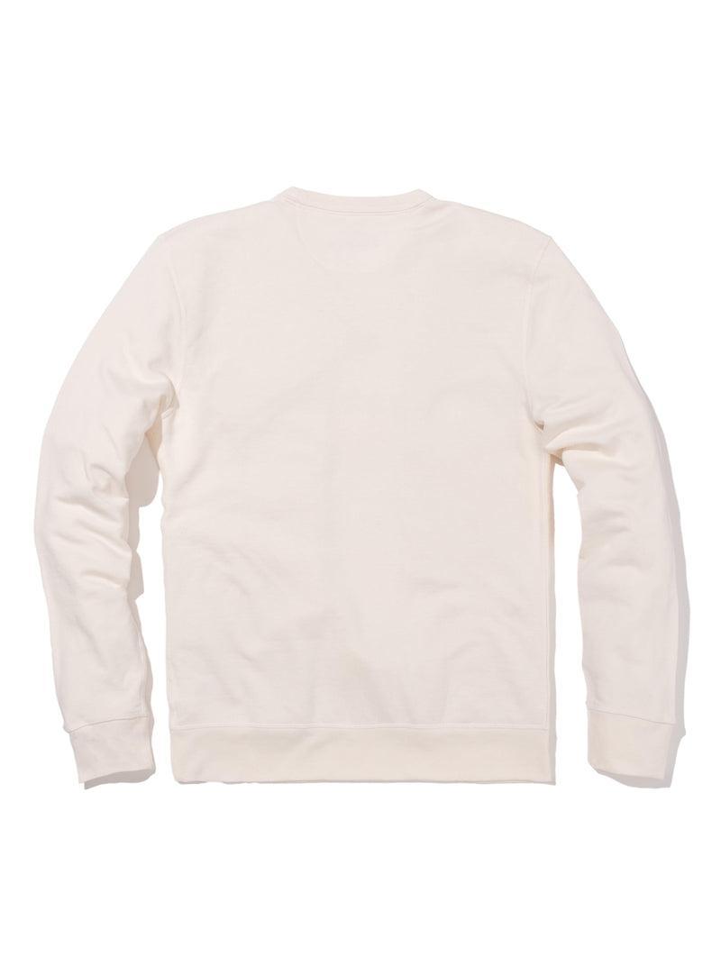 Charleston Long-Sleeve Terry Crewneck - Solar White Product Image