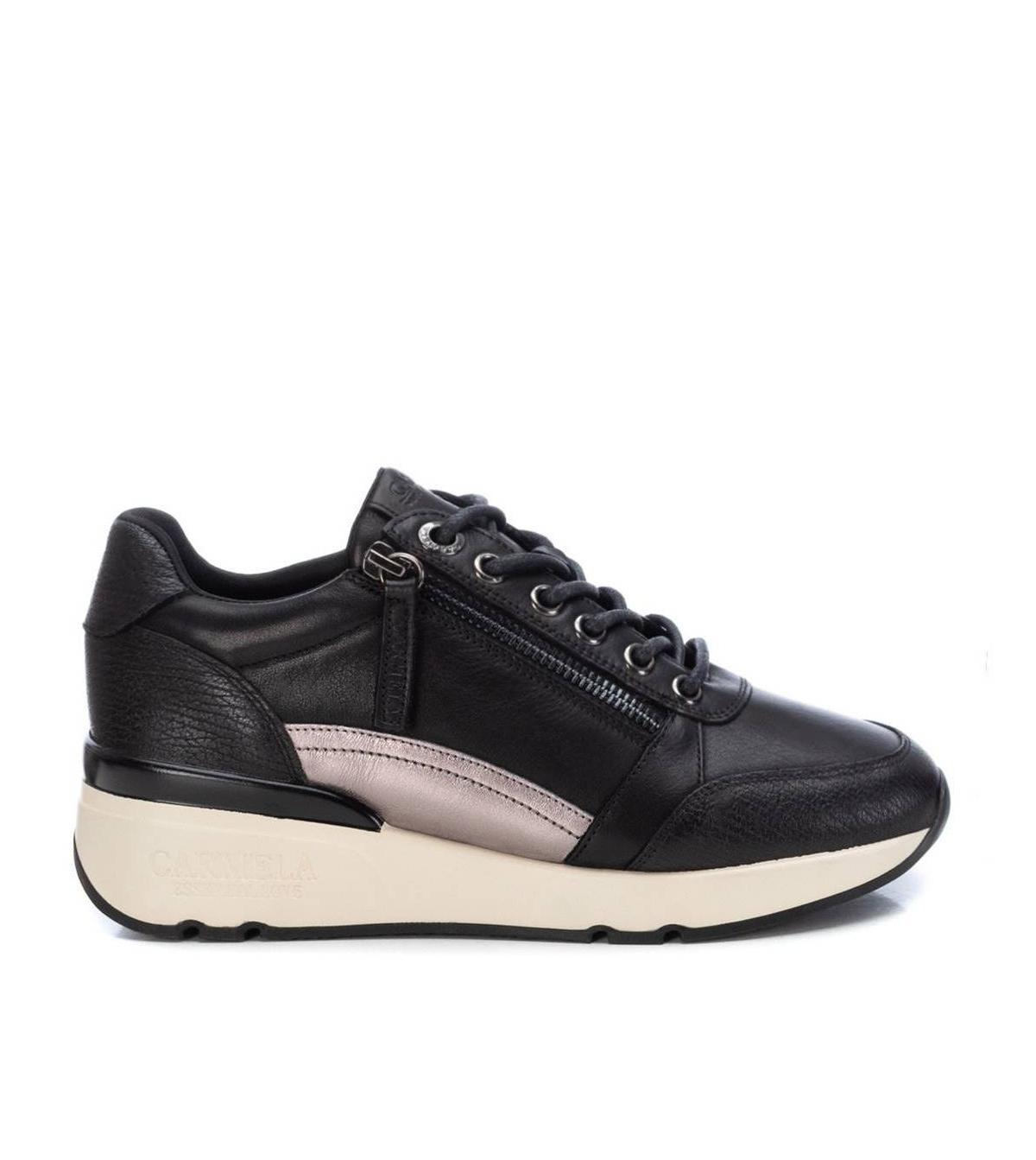 Carmela Womens Leather Sneakers By Xti Product Image