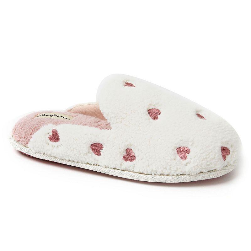 Dearfoams Womens Heart Scuff Slipper Product Image