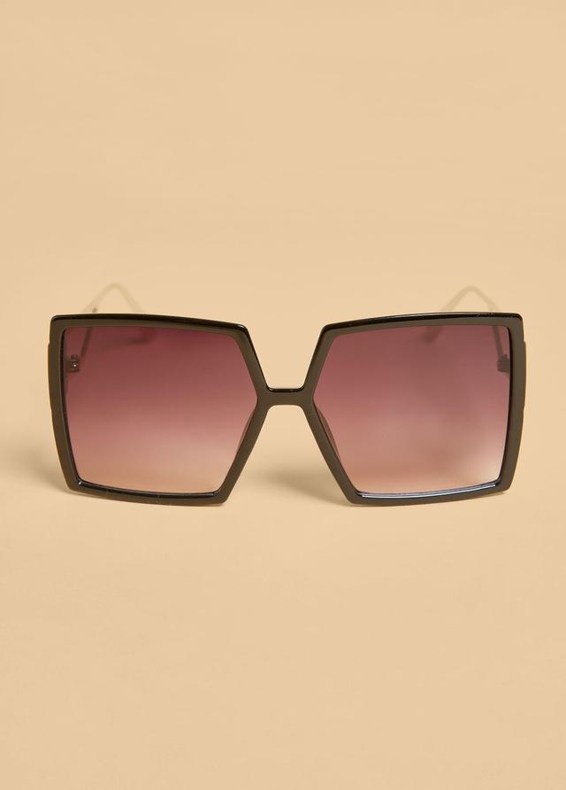 Oversized Square Framed Sunglasses Product Image