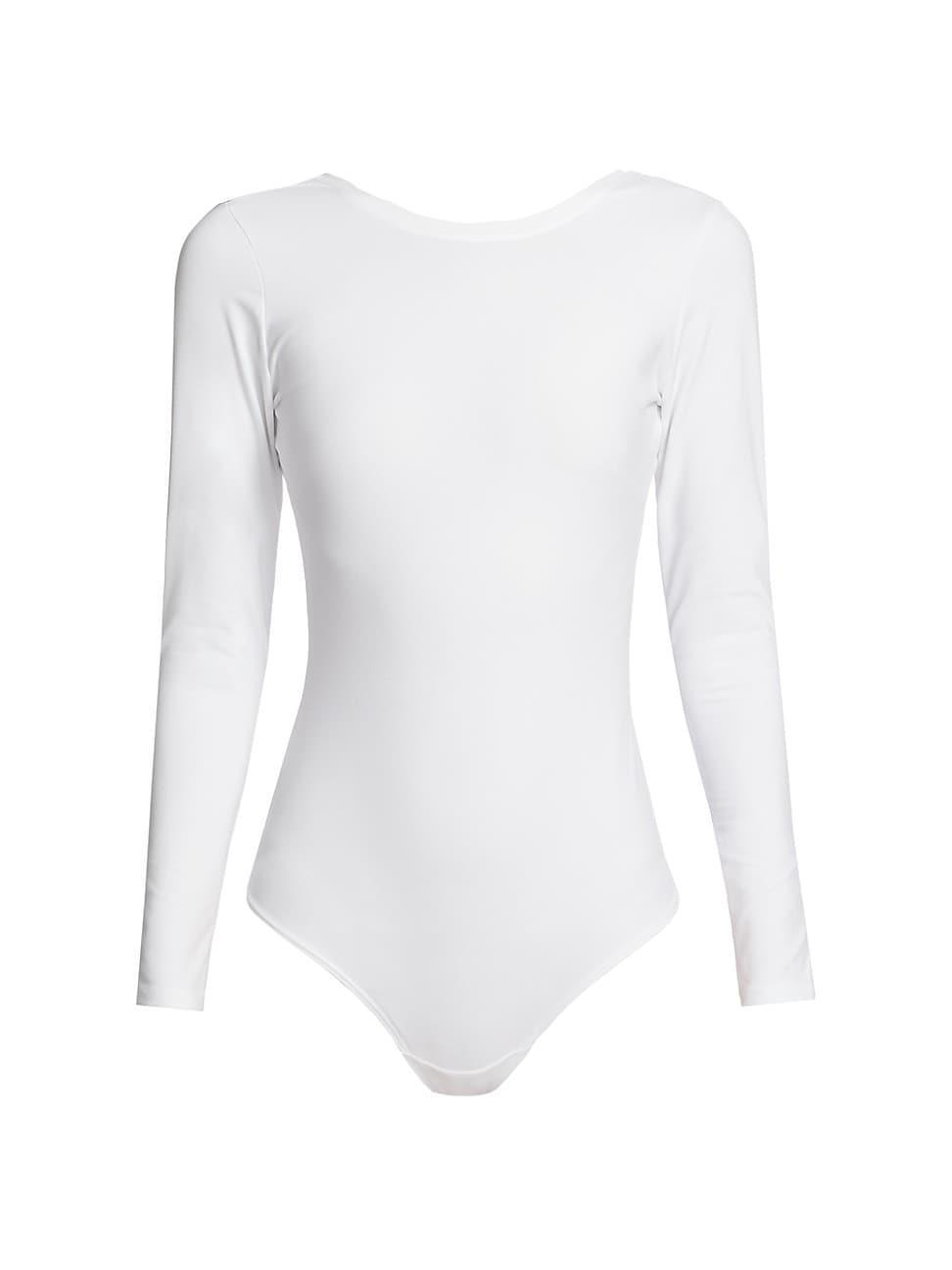 Womens Long Sleeve Scoop Bodysuit Product Image