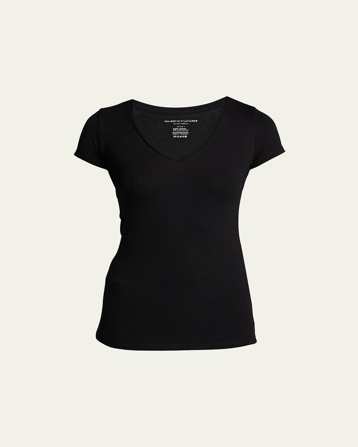 Womens Soft Touch V-Neck T-Shirt product image