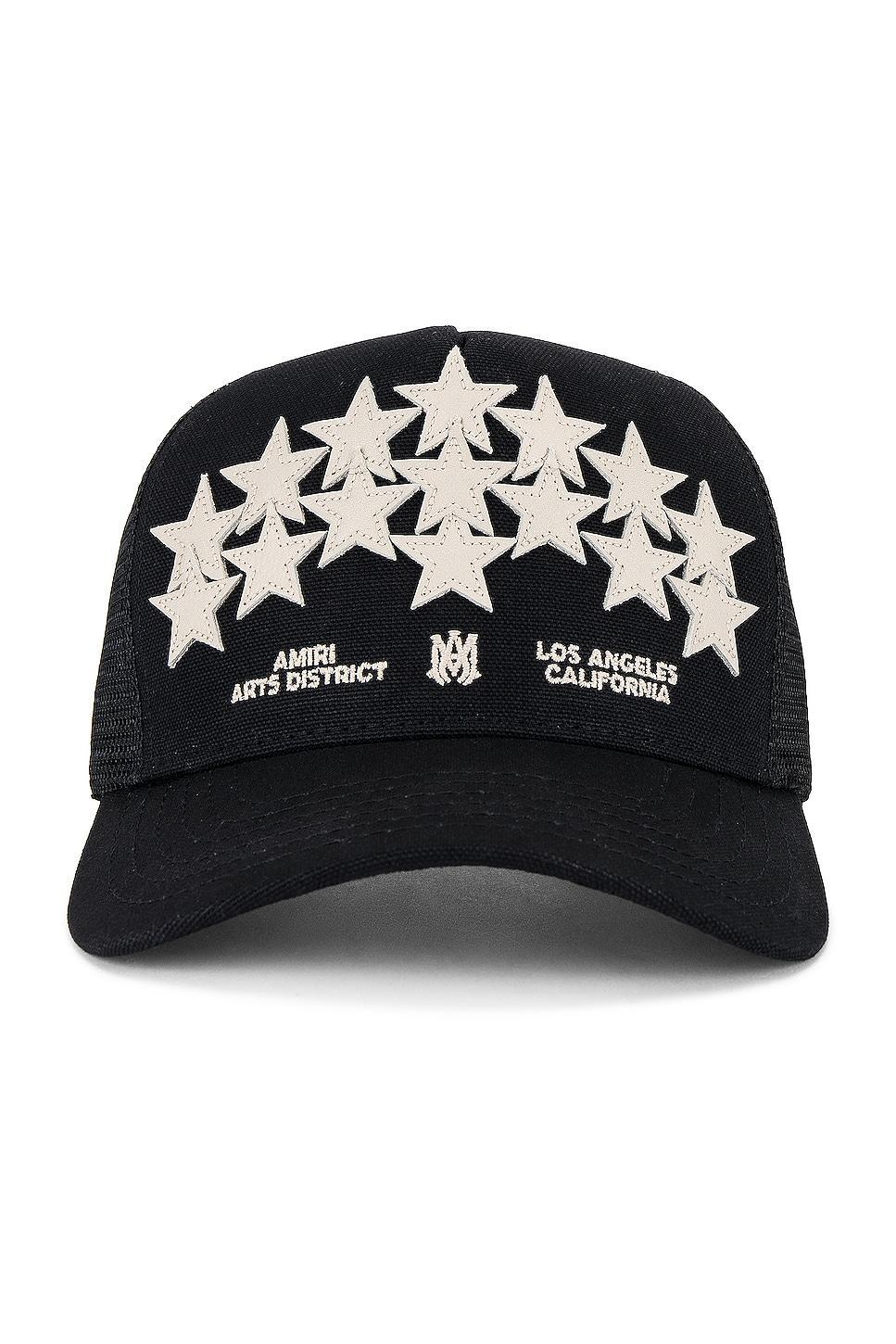 Amiri Leather Star Trucker Brown.. Product Image