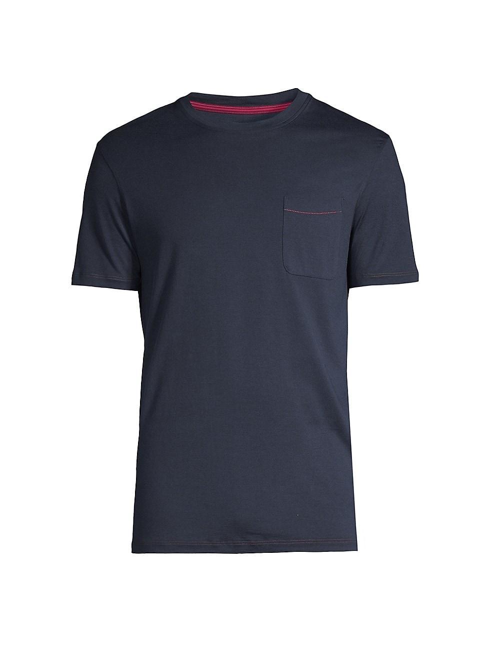 Mens Linen & Cotton Crewneck T-Shirt Product Image