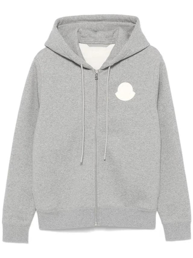 Logo-patch Hoodie In Grey Product Image