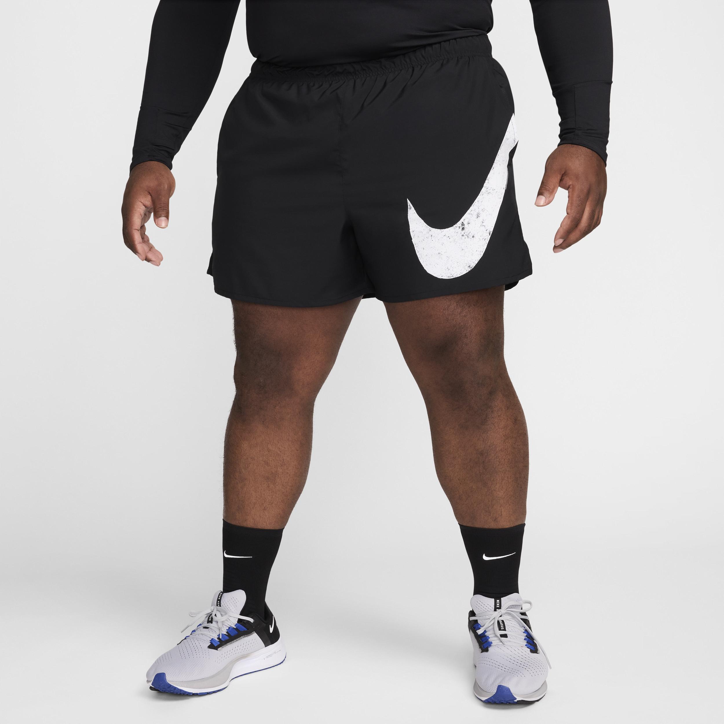 Nike Mens Challenger Swoosh 5 Dri-FIT Running Shorts Product Image