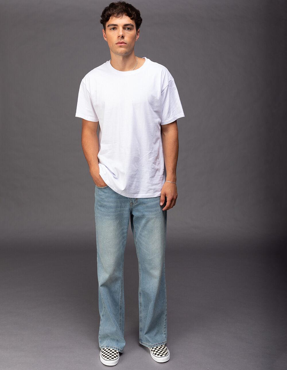 RSQ Mens Relaxed Flare Jeans Product Image