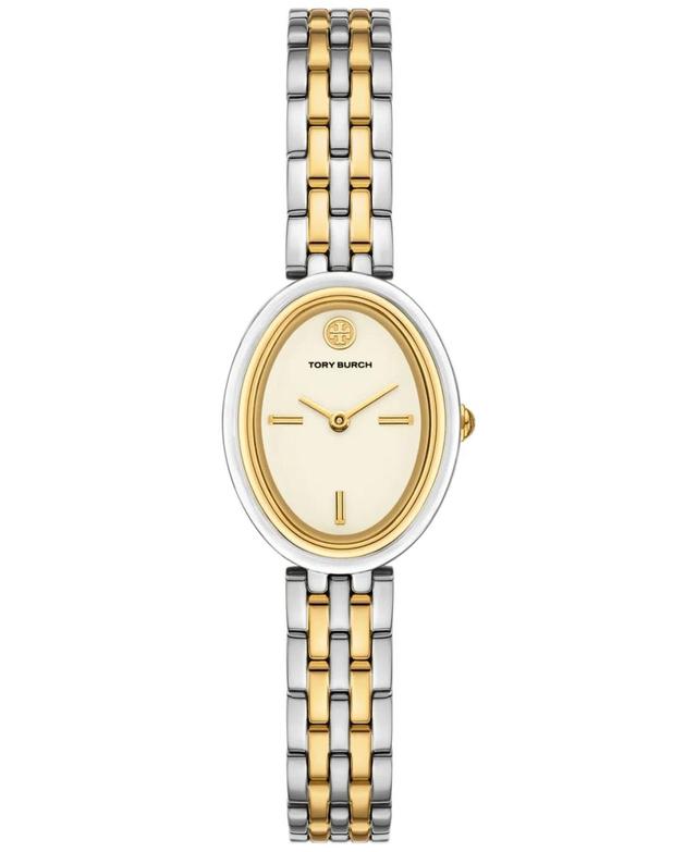 Women's The Oval Two-tone Stainless Steel Bracelet Watch 22mm In No Color Product Image