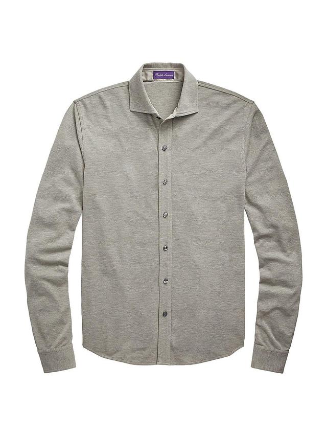 Mens Keaton Washed Pique Shirt Product Image