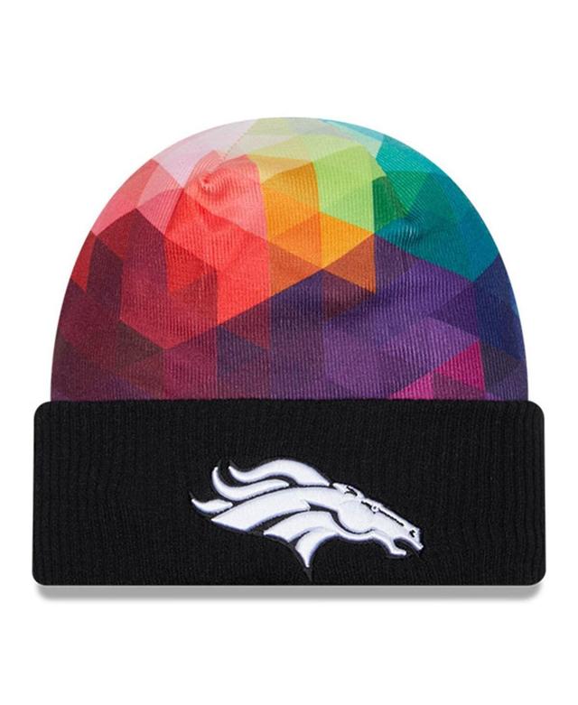 Mens New Era Black Denver Broncos 2023 Nfl Crucial Catch Cuffed Knit Hat Product Image