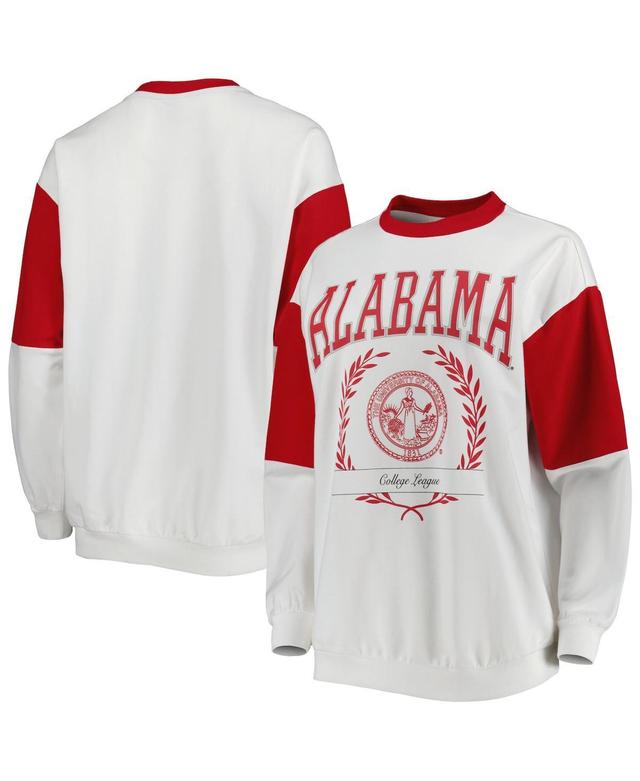 Womens Gameday Couture Crimson Alabama Crimson Tide Its A Vibe Dolman Pullover Sweatshirt Product Image