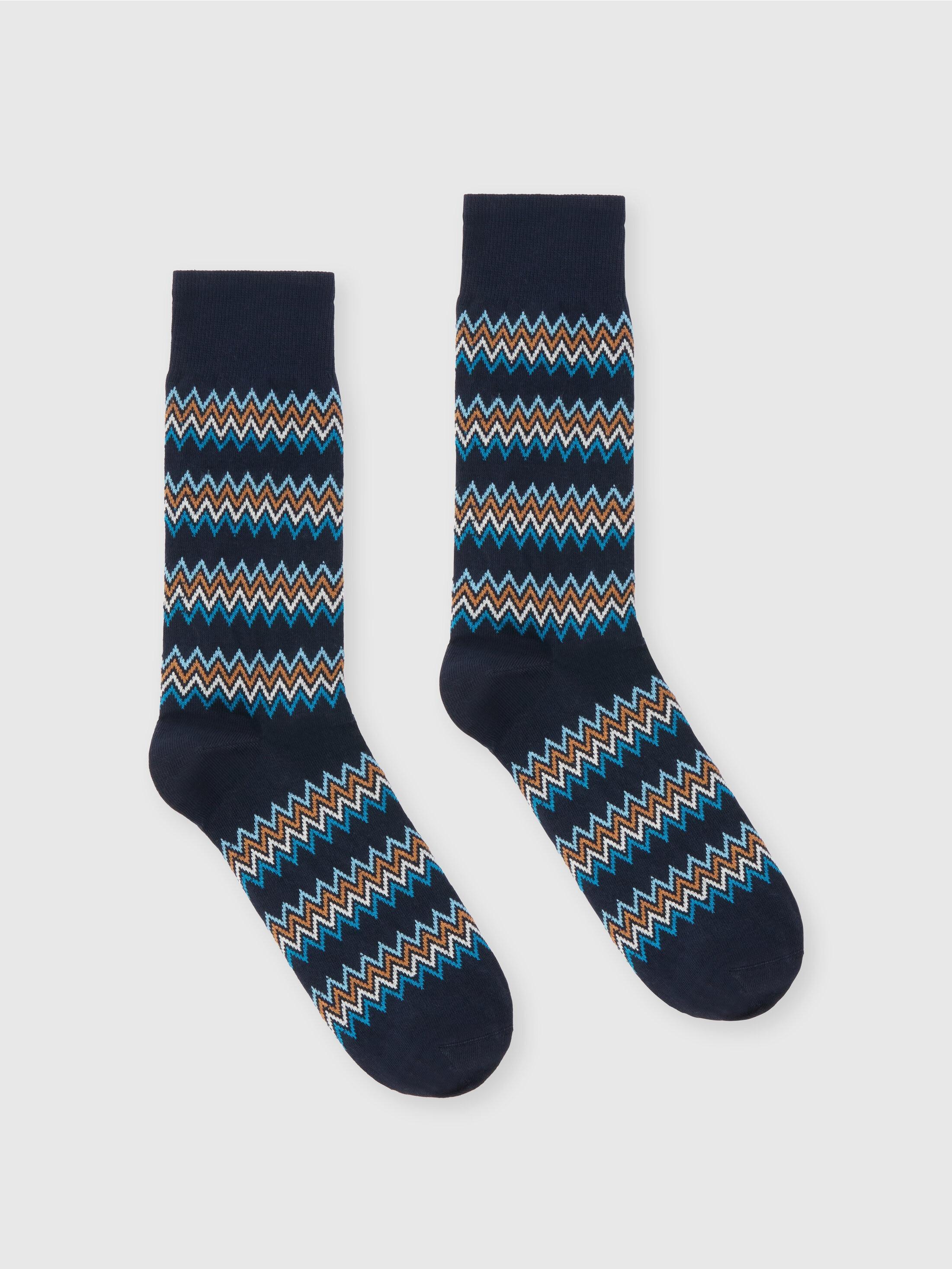 Cotton jacquard blend socks Product Image