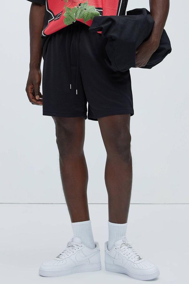 Ronnie Mesh Shorts - Black Product Image