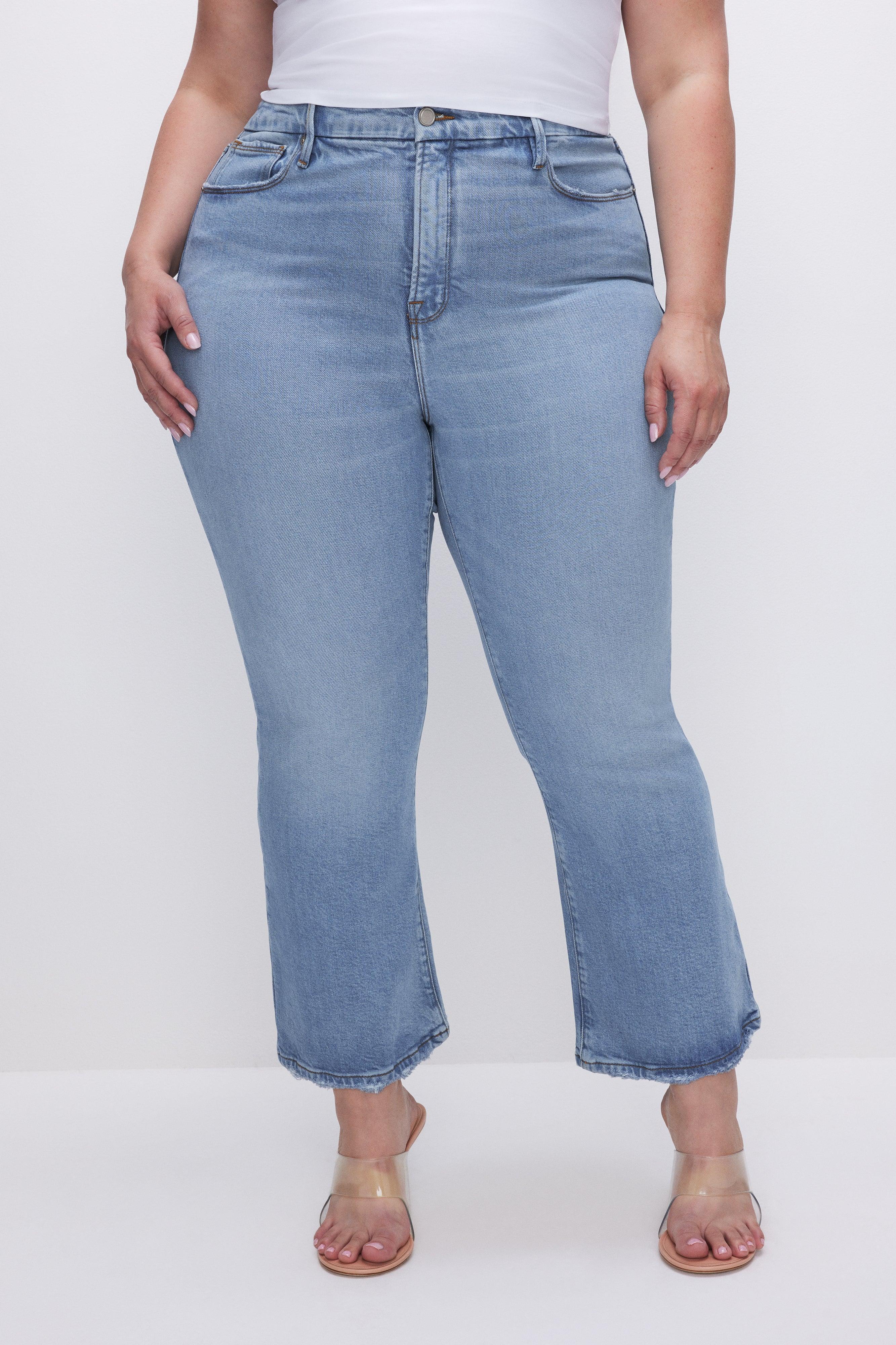 SOFT-TECH GOOD LEGS CROPPED MINI BOOT JEANS | INDIGO510 Product Image