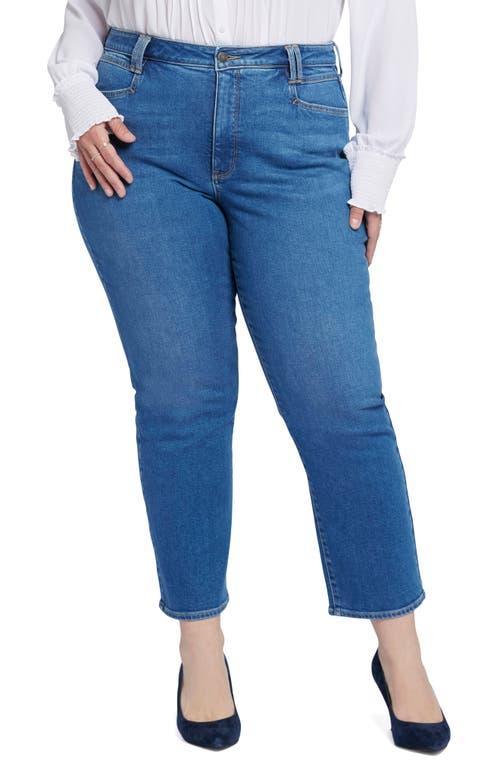 NYDJ High Waist Ankle Relaxed Straight Leg Jeans Product Image