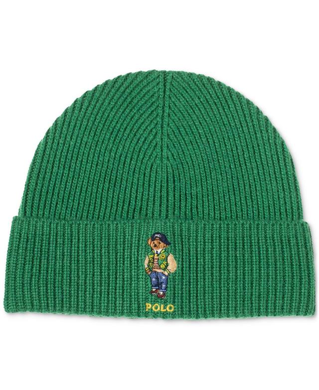 Polo Ralph Lauren Mens Signature Varsity Bear Beanie Product Image