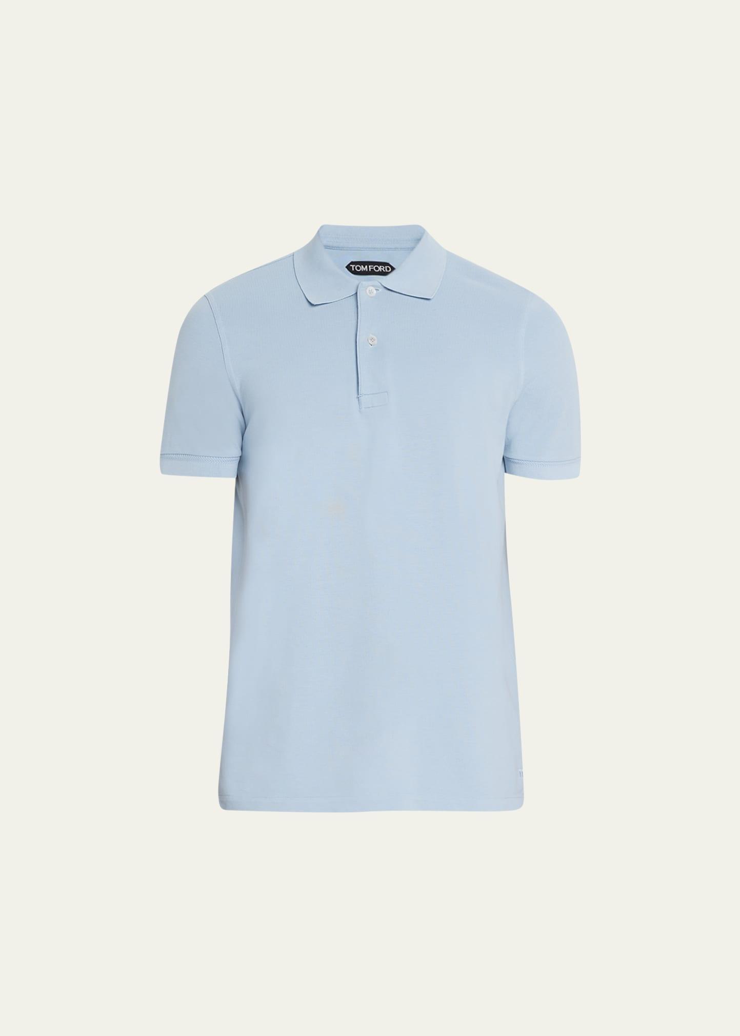 TOM FORD Short Sleeve Cotton Piqu Polo Product Image