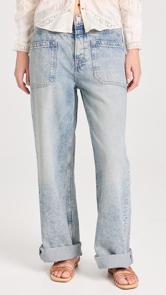 Free People Palmer Cuffed Jeans | Shopbop Product Image