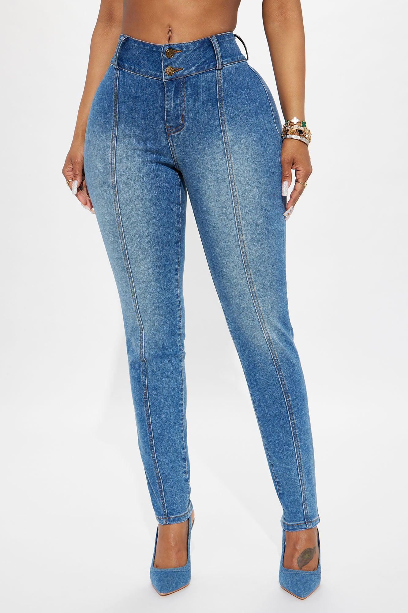 In Your Head Stretch Skinny Jeans - Medium Wash Product Image