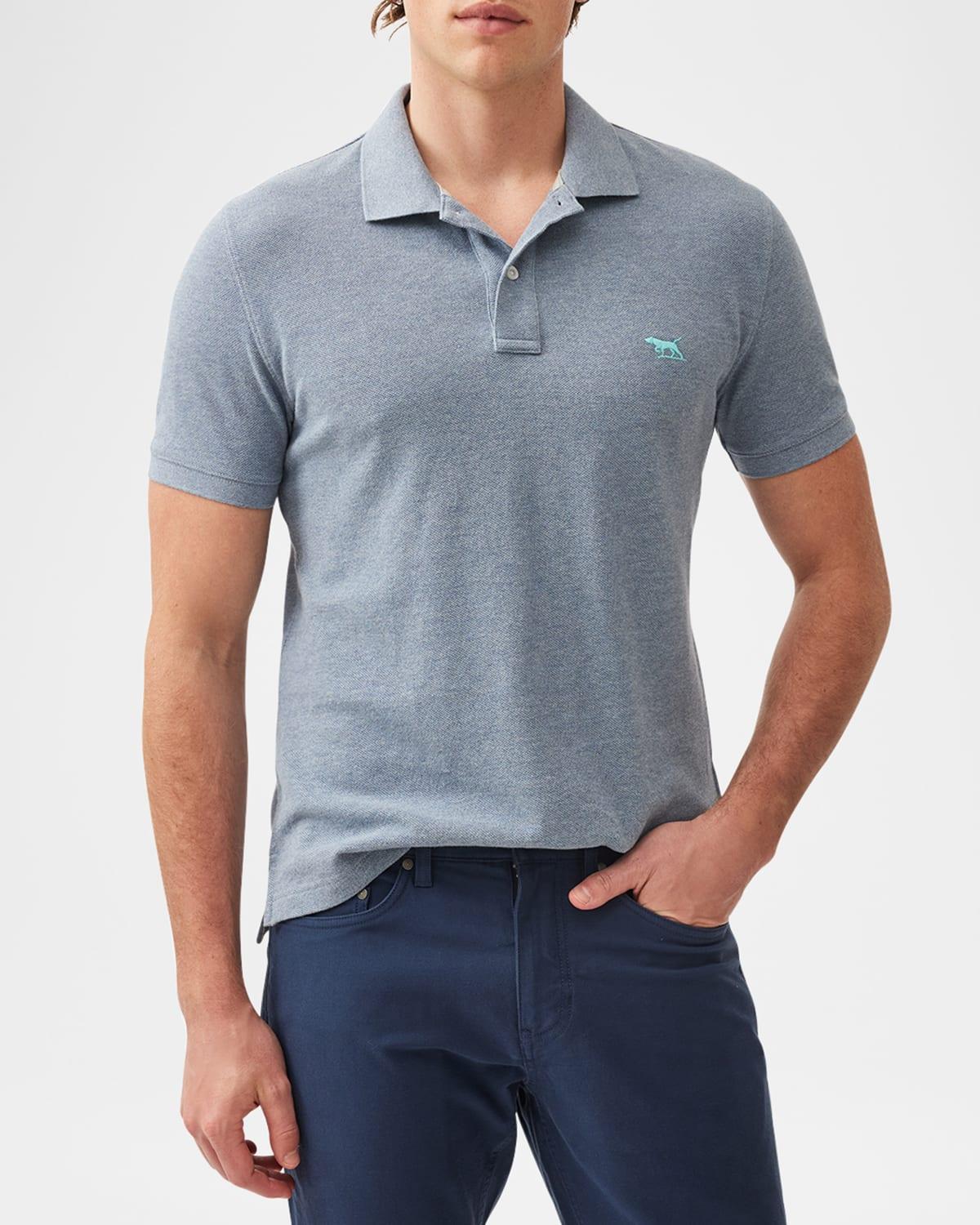 Mens The Gunn Cotton Polo Shirt Product Image