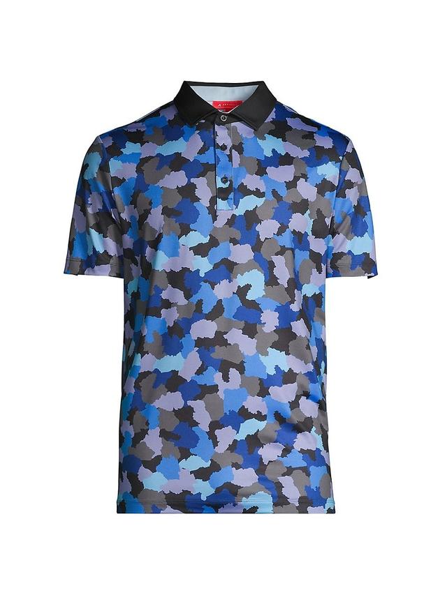 Mens Dawson Camouflage Polo Shirt Product Image