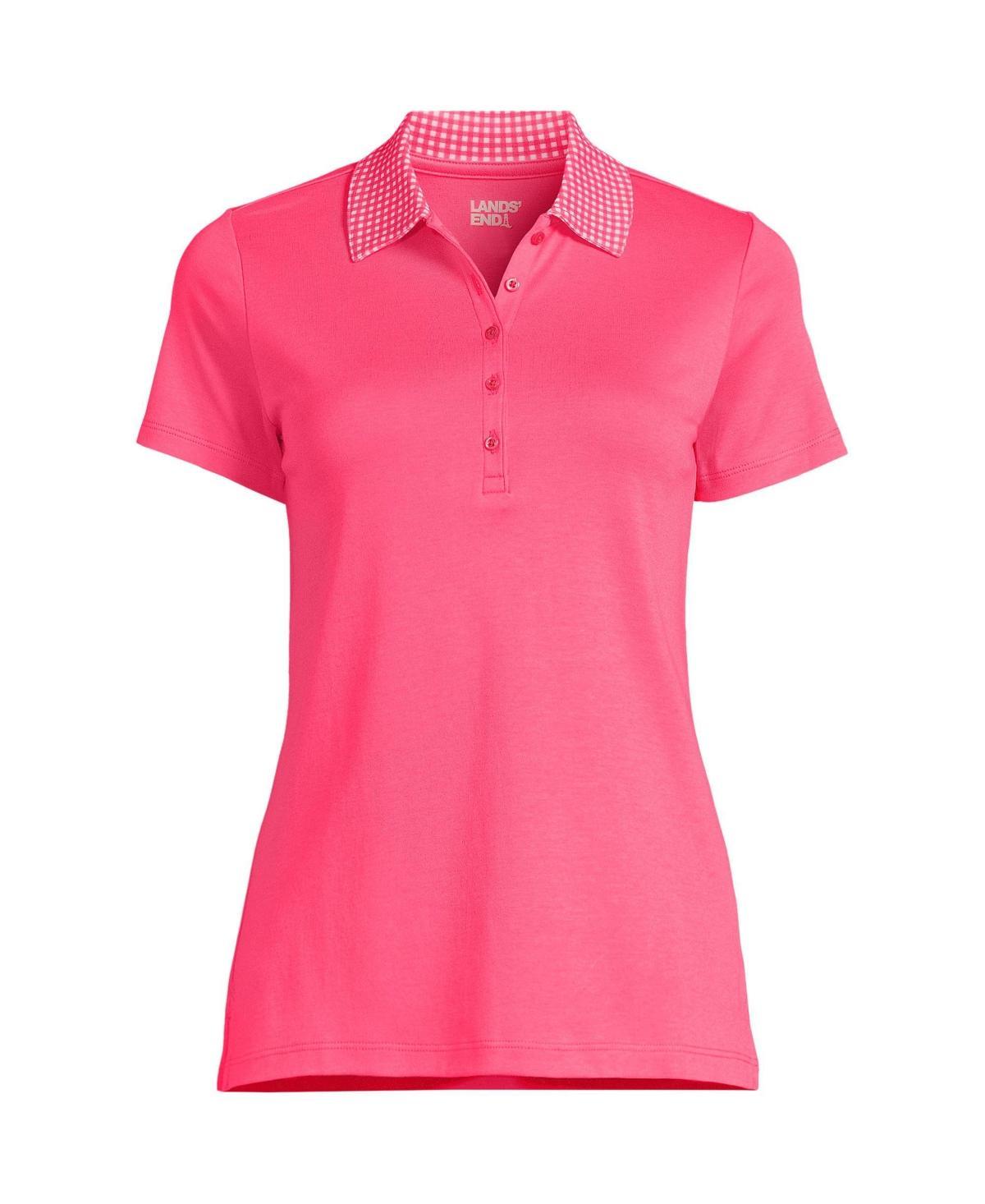 Lands End Womens Tall Supima Cotton Polo Shirt Product Image