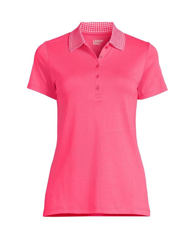 Lands End Womens Supima Cotton Polo Shirt Product Image