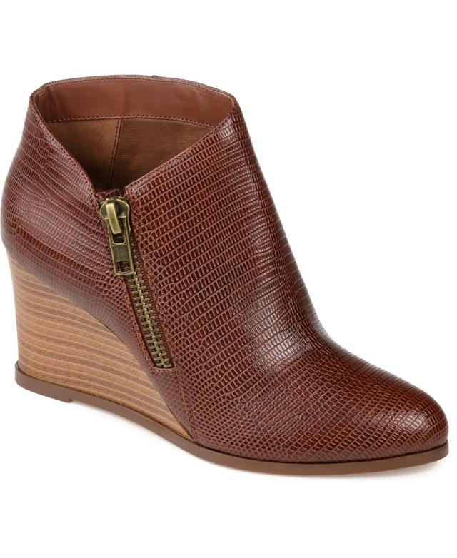 Journee Collection Womens Glam Wedge Booties Product Image