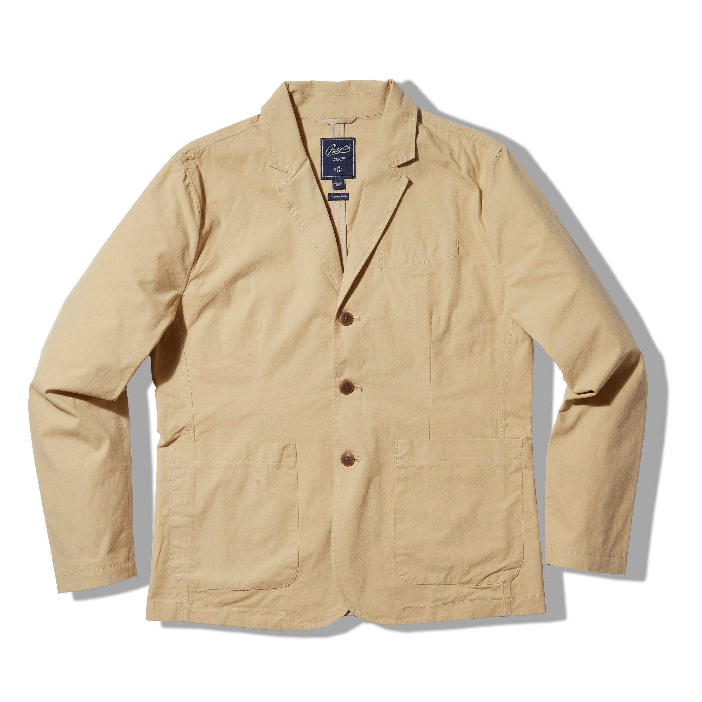 Mercer Cotton Blazer - Biscotti Product Image