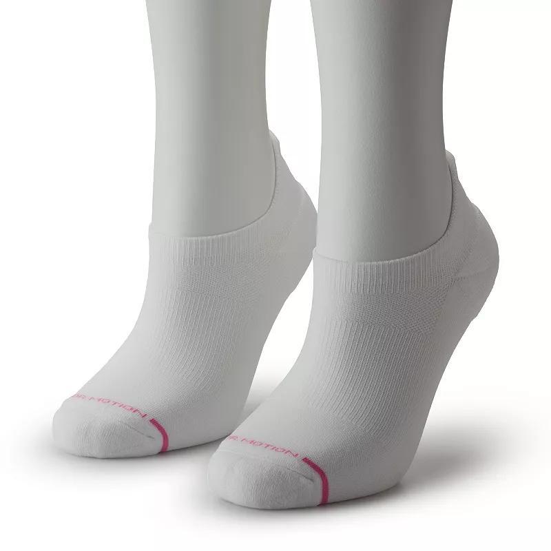 Womens Dr. Motion 2-pk. Ultra Light High Tab Performance Ankle Socks Product Image