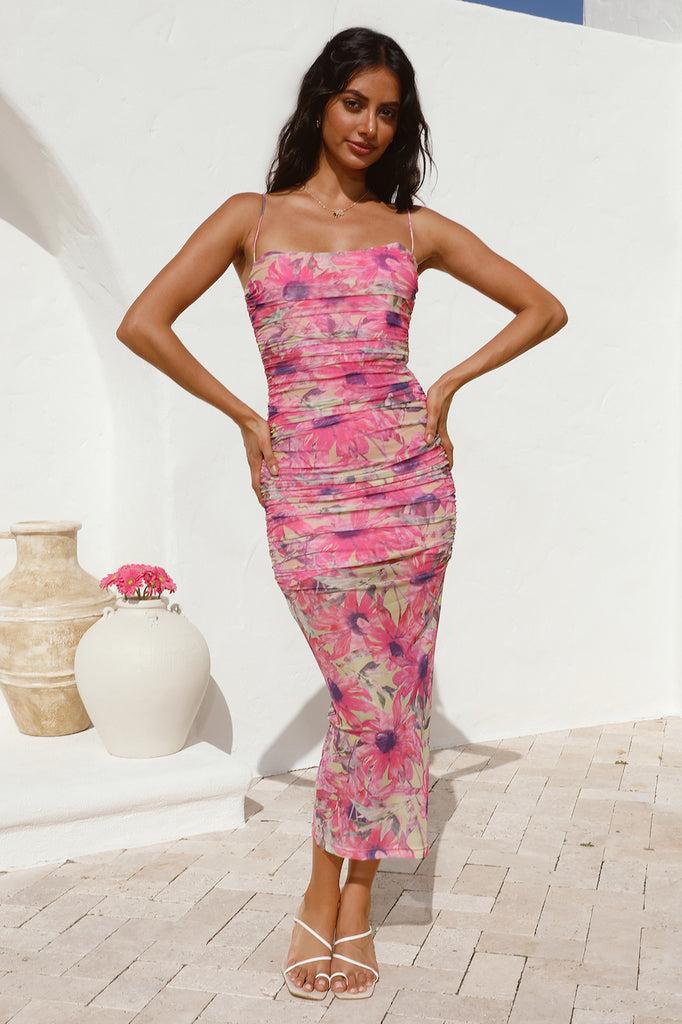 You Move Me Maxi Dress Pink product image