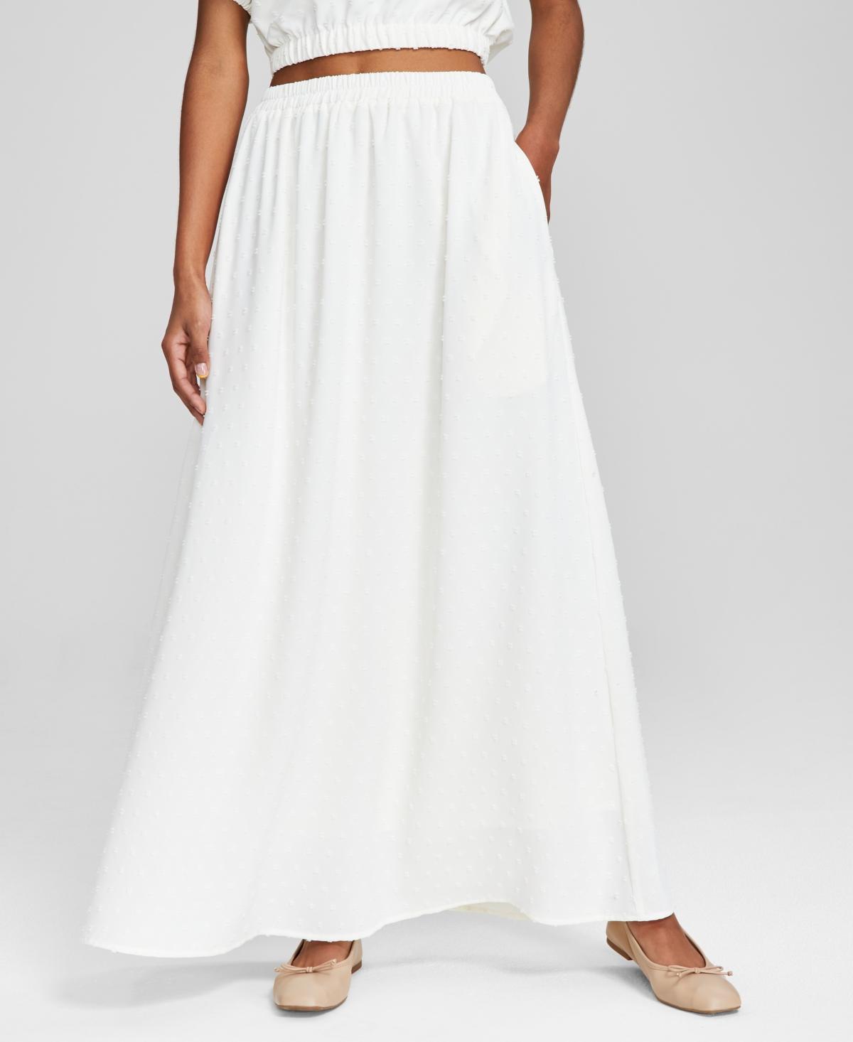 And Now This Womens Clip-Dot Pull-On Maxi Skirt, Created for Macys Product Image