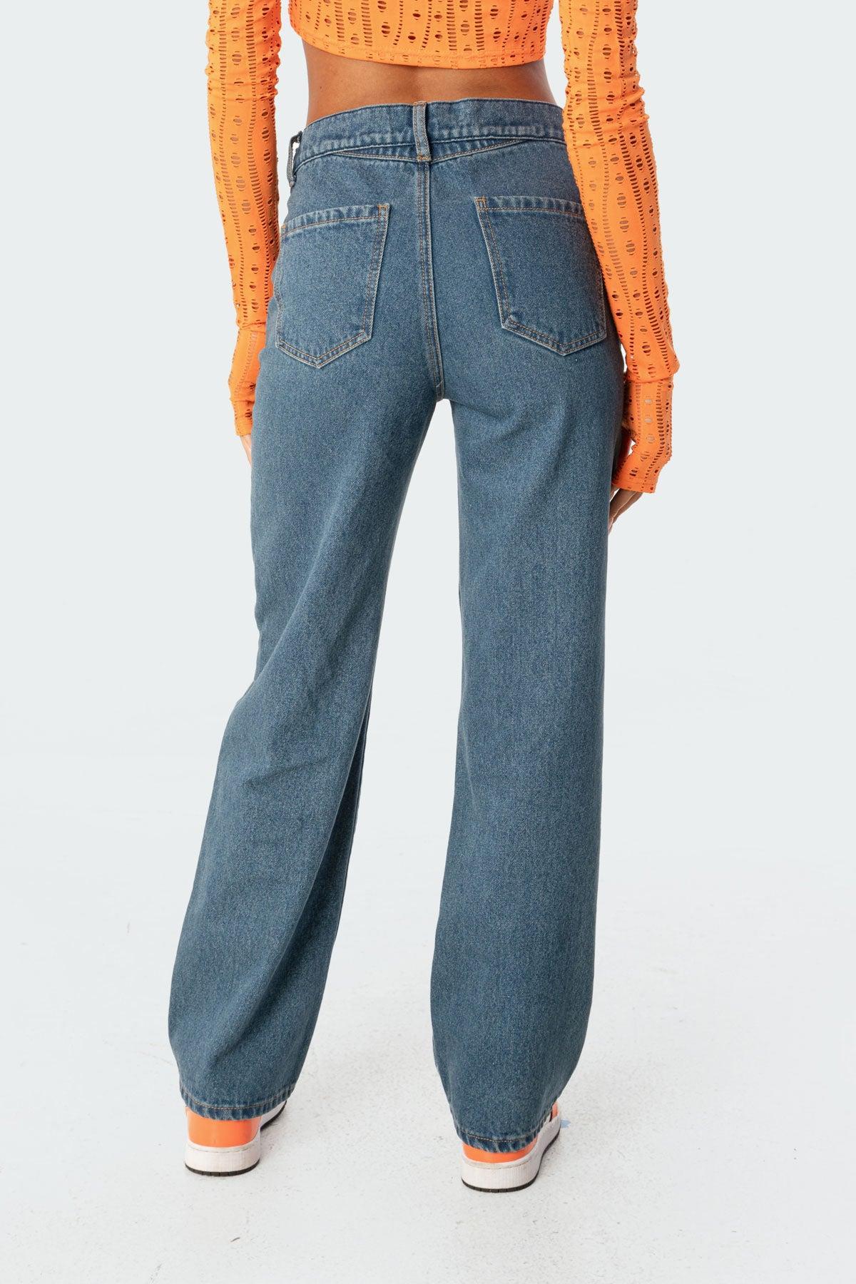 Raquel Folded Jeans Product Image