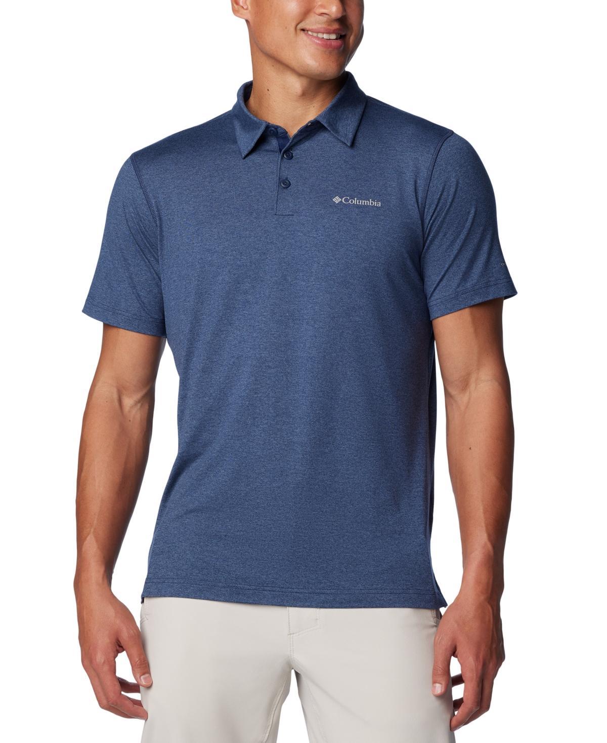 Columbia Mens Carter Short Sleeve Performance Crest Polo Product Image