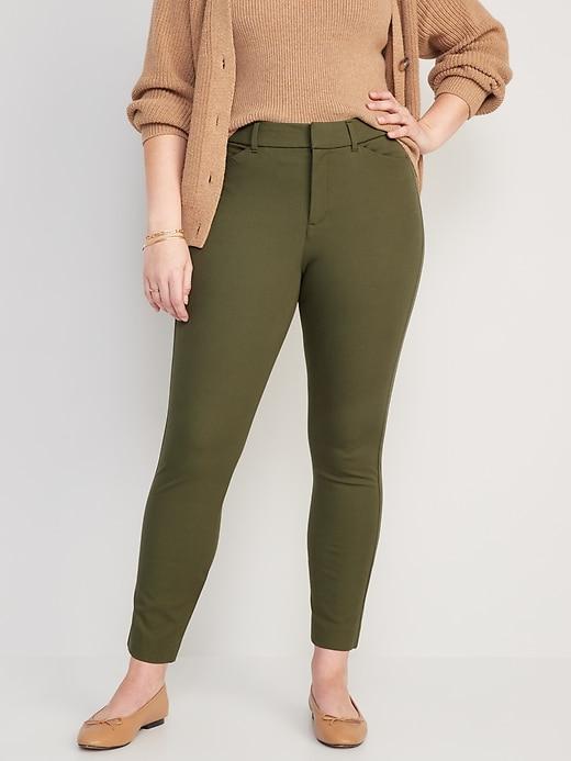 High-Waisted Pixie Skinny Ankle Pants Product Image