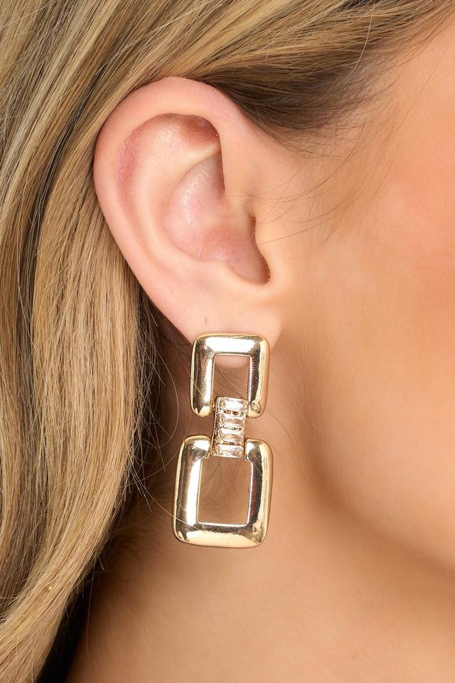 Ready For It Gold Earrings Product Image