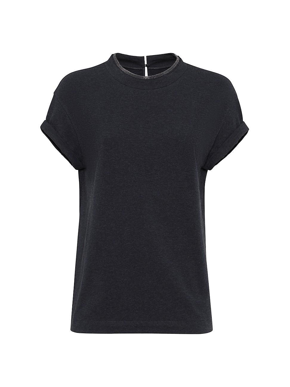 Womens Stretch Cotton Jersey T-Shirt Product Image