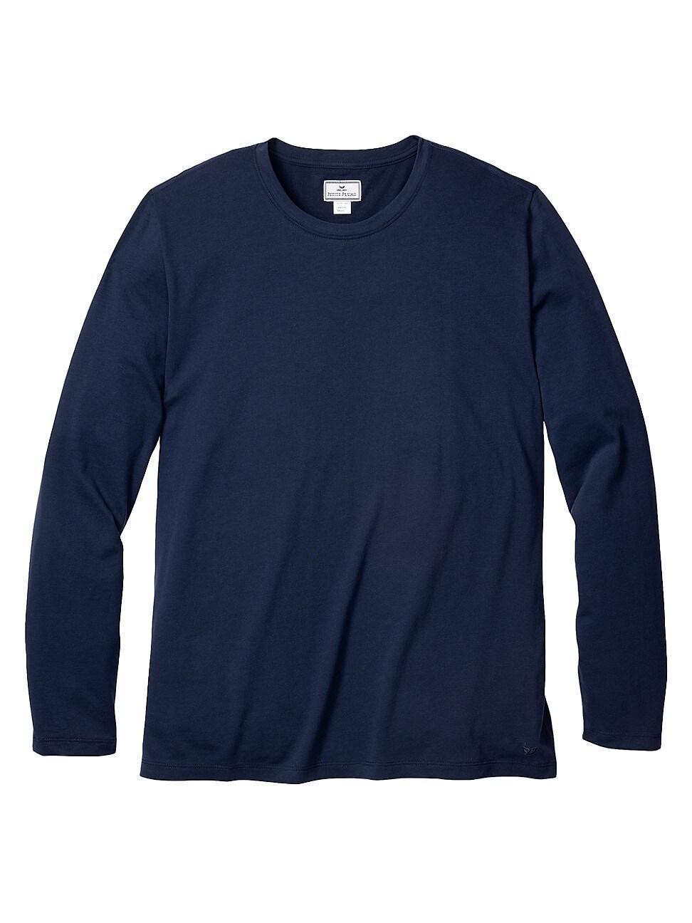 Mens Pima Crewneck Pajama Shirt Product Image