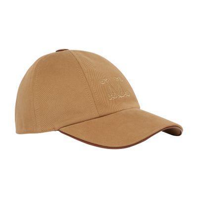 Rienza Logo Cap In Beige Product Image