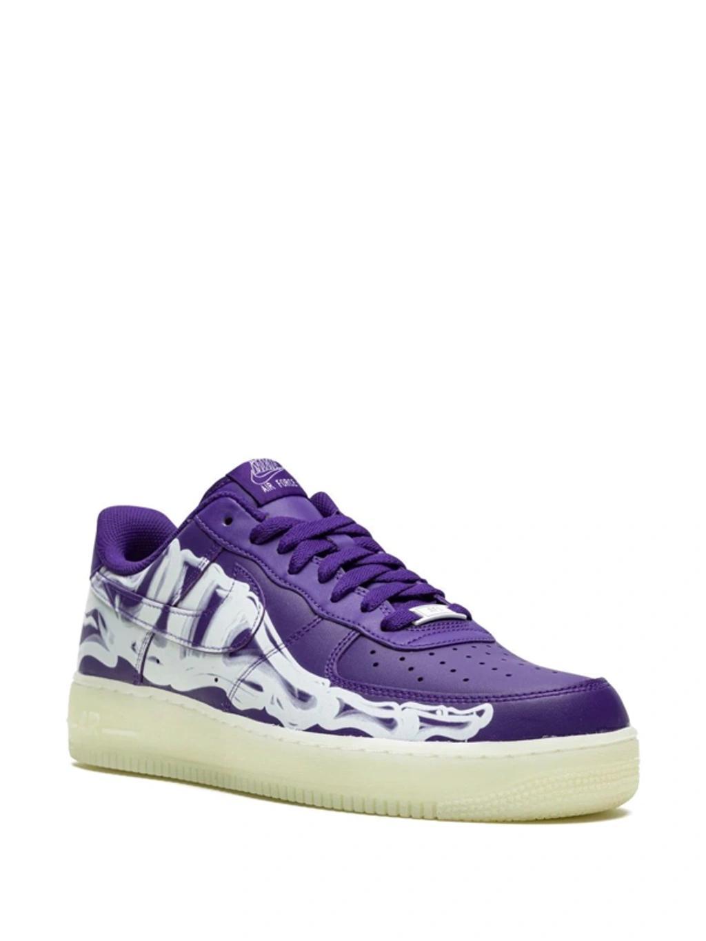 Air Force 1 Low '07 Qs "purple Skeleton Halloween" Sneakers Product Image