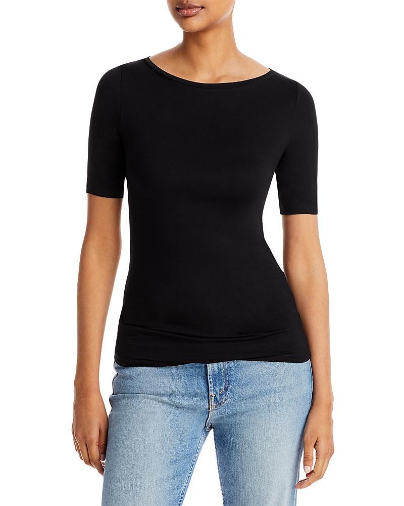 Womens Soft-Touch Boatneck Tee Product Image