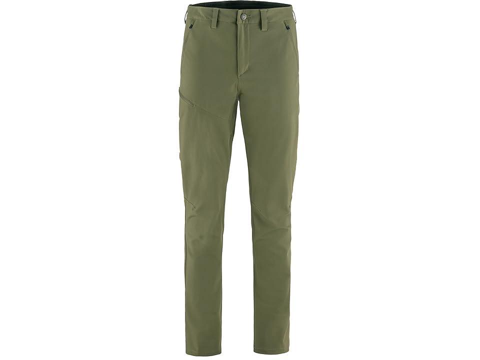 Fjallraven Abisko Trail Stretch Trousers (Dark Grey) Men's Casual Pants Product Image