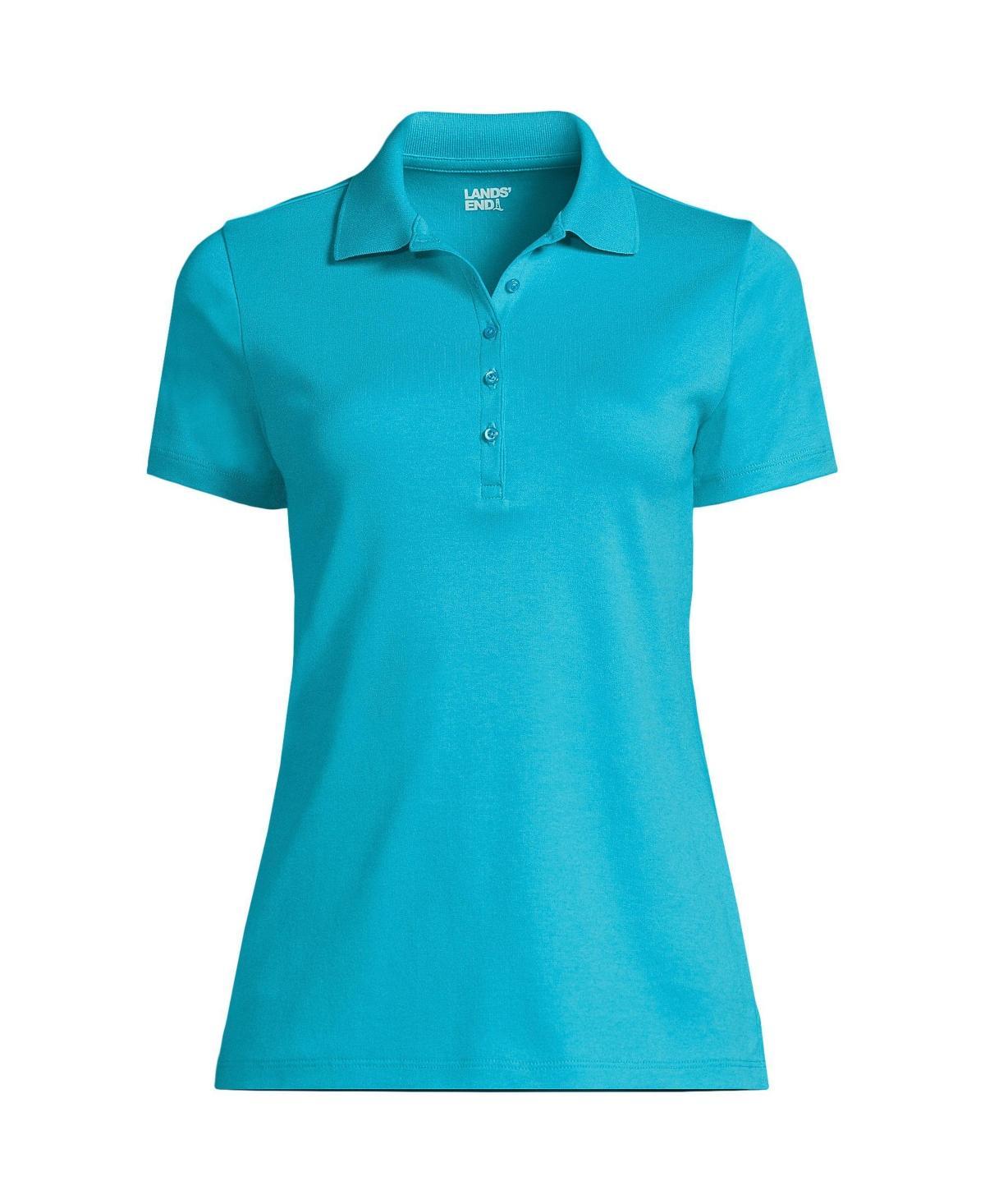 Womens Lands End Supima Cotton Polo Shirt Product Image